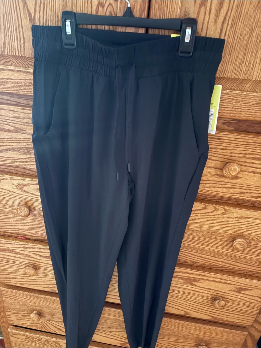 all in motion Black Slim Drawstring Joggers